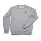 BLUZA SANTA CRUZ PATCH CREW ATHLETIC HEATHER XXL