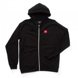 BLUZA Z KAPTUREM NA ZAMEK SANTA CRUZ PATCH ZIP BLACK XXS