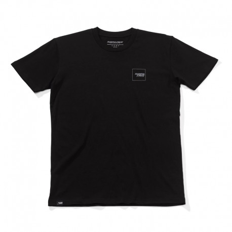T-SHIRT SANTA CRUZ SKETCH SQUARED BLACK XXS