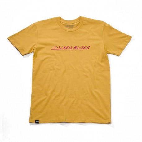 T-SHIRT SANTA CRUZ WARDEN MUSTARD XS