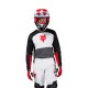 BLUZA FOX 180 FLOW WHITE/RED S