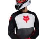 BLUZA FOX 180 FLOW WHITE/RED S