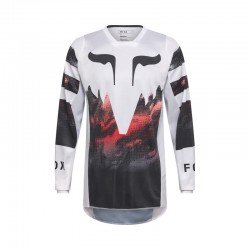 BLUZA FOX 180 KAIROS WHITE/FLUO RED S