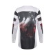 BLUZA FOX 180 KAIROS WHITE/FLUO RED S
