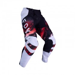 SPODNIE FOX 180 KAIROS WHITE/FLUO RED 30