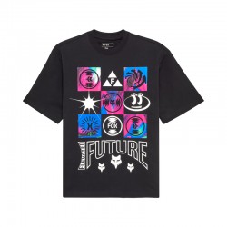 T-SHIRT FOX IMAGE COSMO MW OVERSIZED 1 BLACK S