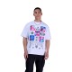 T-SHIRT FOX IMAGE COSMO MW OVERSIZED 1 WHITE S