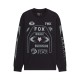 KOSZULKA Z DŁUGIM RĘKAWEM FOX IMAGE COSMO MW OVERSIZED BLACK S