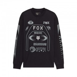 KOSZULKA Z DŁUGIM RĘKAWEM FOX IMAGE COSMO MW OVERSIZED BLACK S