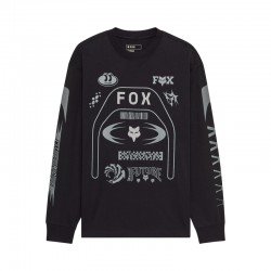 KOSZULKA Z DŁUGIM RĘKAWEM FOX IMAGE COSMO MW OVERSIZED BLACK S