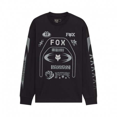 KOSZULKA Z DŁUGIM RĘKAWEM FOX IMAGE COSMO MW OVERSIZED BLACK S