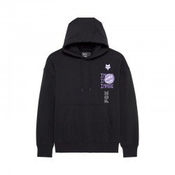 BLUZA Z KAPTUREM FOX IMAGE PHANTOM OVERSIZED FLEECE PO BLACK S