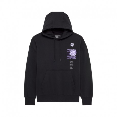 BLUZA Z KAPTUREM FOX IMAGE PHANTOM OVERSIZED FLEECE PO BLACK S