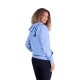 BLUZA Z KAPTUREM FOX LADY ABSOLUTE PO FLEECE LIGHT SLATE XS