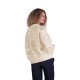 BLUZA FOX LADY CIRCA 74 OVERSIZED FLEECE CREW OFF WHITE XS