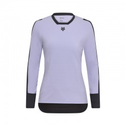 KOSZULKA ROWEROWA Z DŁUGIM RĘKAWEM FOX LADY DEFEND THERMAL LILAC XS