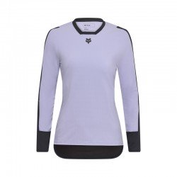 KOSZULKA ROWEROWA Z DŁUGIM RĘKAWEM FOX LADY DEFEND THERMAL LILAC XS