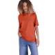 T-SHIRT FOX LADY HEAD CORAL XS