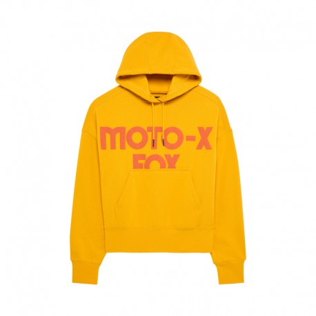 BLUZA Z KAPTUREM FOX LADY MOTO-X OVERSIZED MUSTARD XS