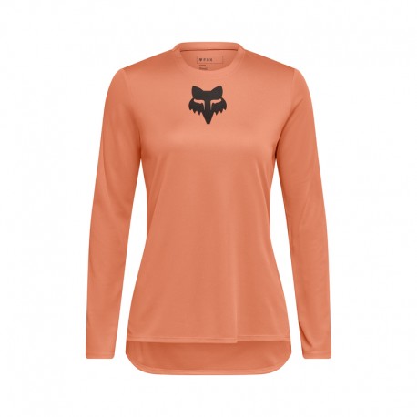 KOSZULKA ROWEROWA Z DŁUGIM RĘKAWEM FOX LADY RANGER FOX HEAD CORAL XS