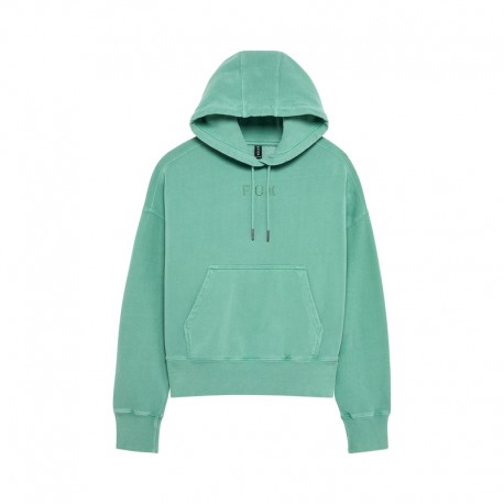 BLUZA Z KAPTUREM FOX LADY WORDMARK OVERSIZED SPEARMINT XS