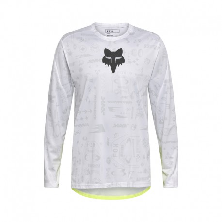 KOSZULKA ROWEROWA Z DŁUGIM RĘKAWEM FOX RANGER LUNAR SE WHITE M
