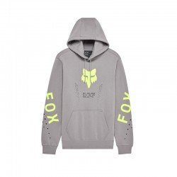 BLUZA Z KAPTUREM FOX SHIELD FLEECE PO STEEL GREY S