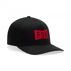CZAPKA Z DASZKIEM FOX TYPEFACE FLEXFIT BLACK S/M
