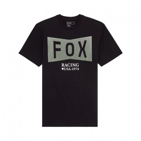 T-SHIRT FOX TYPEFACE PREM BLACK S