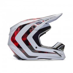 KASK FOX V1 KAIROS WHITE/FLUO RED S
