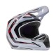 KASK FOX V1 KAIROS WHITE/FLUO RED S