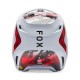 KASK FOX V1 KAIROS WHITE/FLUO RED S