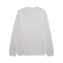 KOSZULKA Z DŁUGIM RĘKAWEM FOX WORDMARK OVERSIZED OPTIC WHITE S