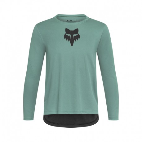 KOSZULKA ROWEROWA Z DŁUGIM RĘKAWEM FOX JUNIOR RANGER HEAD PINE YS