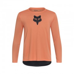 KOSZULKA ROWEROWA Z DŁUGIM RĘKAWEM FOX JUNIOR RANGER HEAD CORAL YS