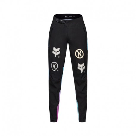 SPODNIE ROWEROWE FOX FLEXAIR PANT HELLO FUTURE BLACK 32