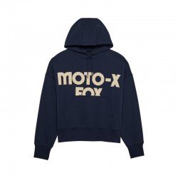 BLUZA Z KAPTUREM FOX LADY MOTO-X OVERSIZED MIDNIGHT XS
