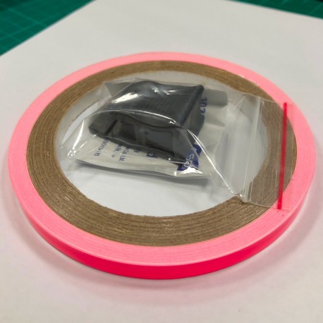 TAŚMA NA FELGĘ KEITI REFLECTIVE STICKER STRIP FLUORESCENT PINK
