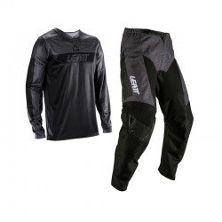 ZESTAW OFFROADOWY (BLUZA I SPODNIE) LEATT RIDE KIT MOTO 3.5 STEALTH BLACK/GREY M/US32/EU50
