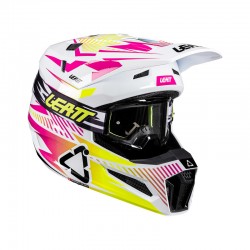 KASK Z GOGLAMI LEATT KIT MOTO 3.5 V26 STORM PINK (61-62CM) XL