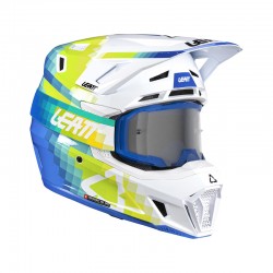 KASK Z GOGLAMI LEATT KIT MOTO 7.5 V26 PIXEL BLUE (59-60CM) L