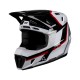 KASK Z GOGLAMI LEATT KIT MOTO 7.5 V26 WHITE/RED (55-56CM) S