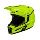 KASK Z GOGLAMI LEATT JUNIOR KIT MOTO 3.5 V26 NEON YELLOW (53-54CM) L