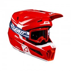 KASK Z GOGLAMI LEATT KIT MOTO 3.5 V26 RED (63-64CM) XXL