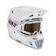 KASK Z GOGLAMI LEATT KIT MOTO 8.5 V25 WHITE (53-54CM) XS