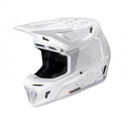 KASK Z GOGLAMI LEATT KIT MOTO 8.5 V25 WHITE (57-58CM) M