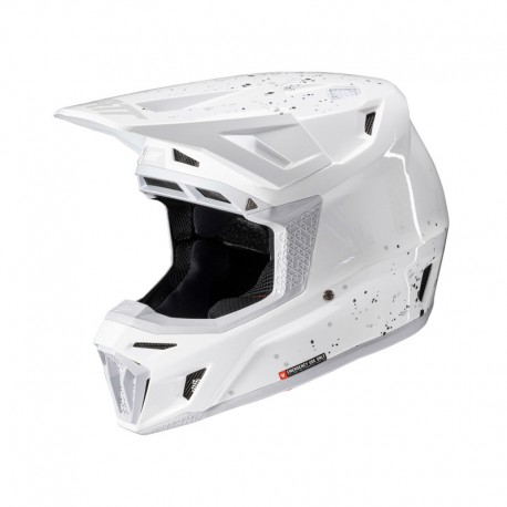 KASK Z GOGLAMI LEATT KIT MOTO 8.5 V25 WHITE (61-62CM) XL