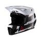 KASK Z GOGLAMI LEATT KIT MOTO 9.5 V26 CARBON/WHITE (59-60CM) L