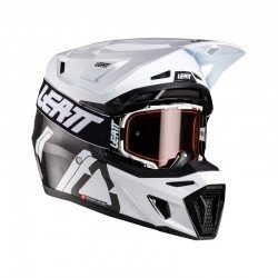KASK Z GOGLAMI LEATT KIT MOTO 9.5 V26 CARBON/WHITE (61-62CM) XL
