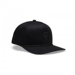 CZAPKA Z DASZKIEM FOX HEAD ROPE BLACK/BLACK OS